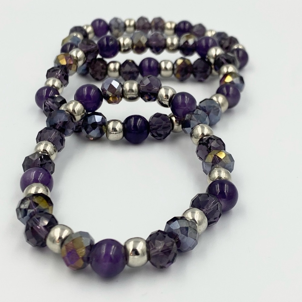 Macy’s Beaded Stacked Bracelets